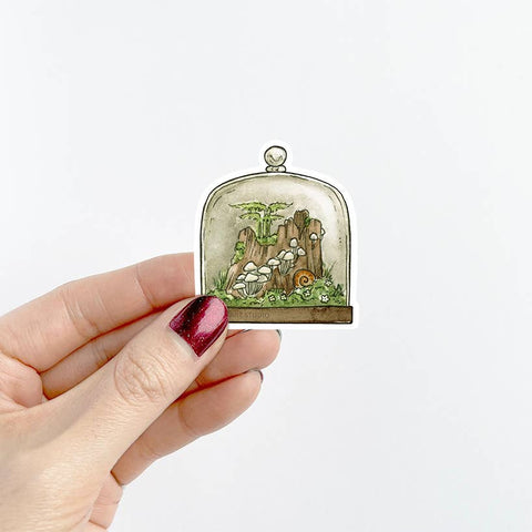 Motif's Art Studio Sticker Tree Stump Terrarium
