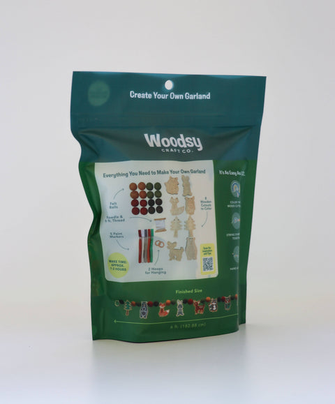 The Woodsy Craft Co. Craft Kit Woodland Garland