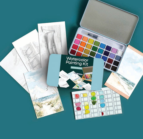 Cate Paper Co. Watercolor Kit Seaside Studies