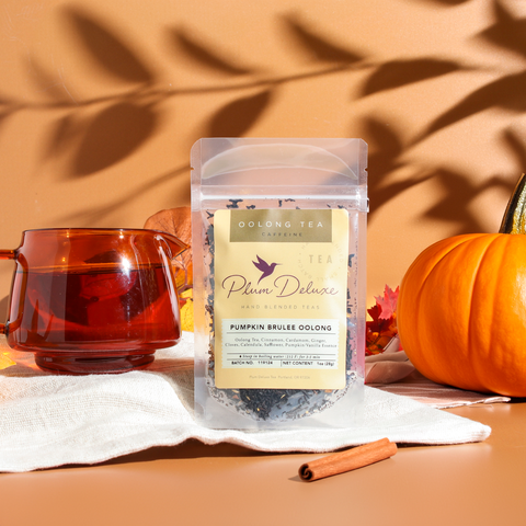 Plum Deluxe Pumpkin Spice Brulee Oolong Tea
