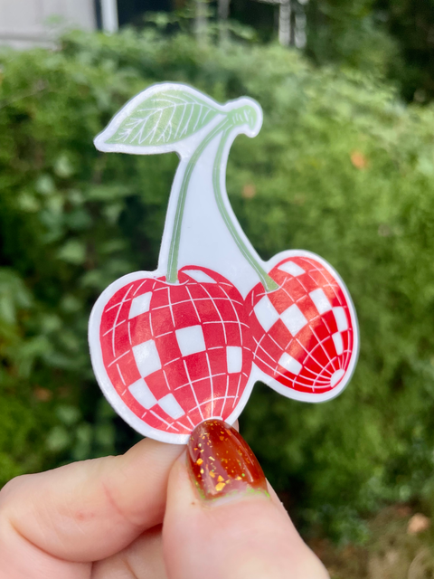 Augury Press Disco Cherries Sticker