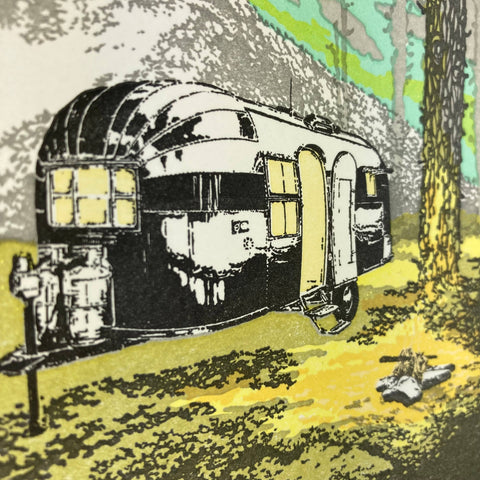 Old School Stationers Mt. Hood Airstream Card