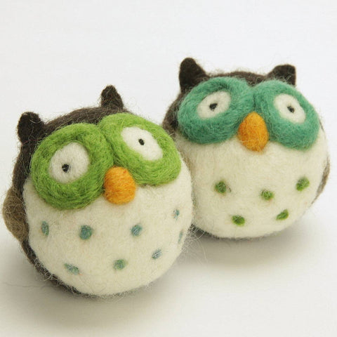 Woolbuddy Needle Felting Owl Kit