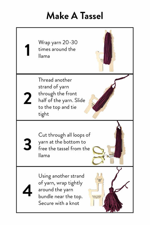 Twice Sheared Sheep Poma-Llama Pom Pom, Tassel, and Lucet Cord Maker