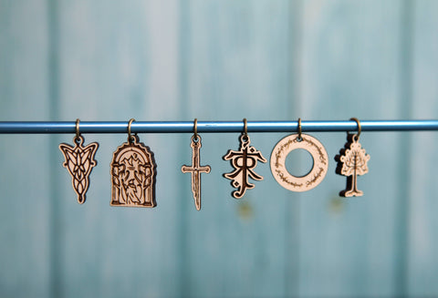 Sunrise Grove Stitch Markers LOTR Tolkien