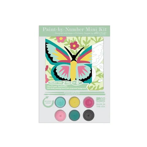 Elle Cree MINI Brilliant Butterfly PBN Kit