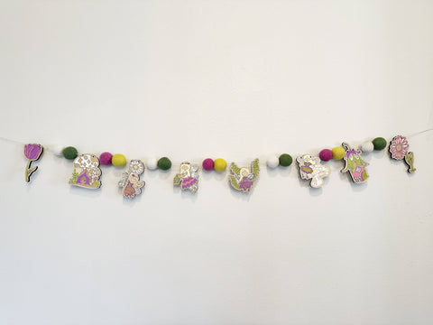 The Woodsy Craft Co. Craft Kit Fairy Garden Garland