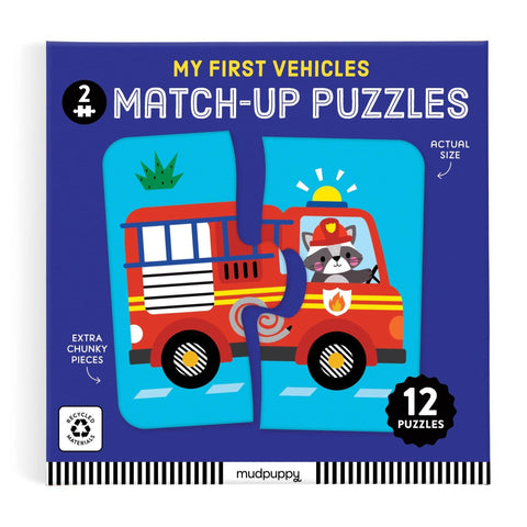 My First Vehicles 2 Piece Match-up Puzzles