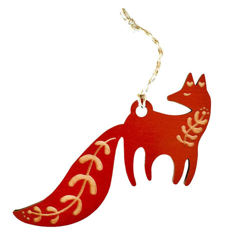 SnowMade Ornament Scandinavian Fox