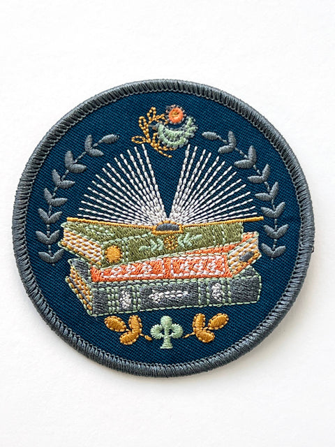 Rikrack Reader Embroidery Sticker Patch