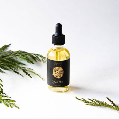 Seagrape Apothecary Cedar Lime Beard and Scalp Serum