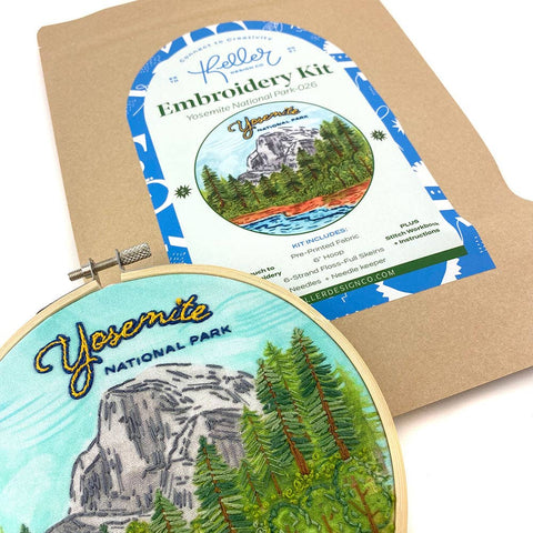 Keller Design Embroidery Kit Yosemite