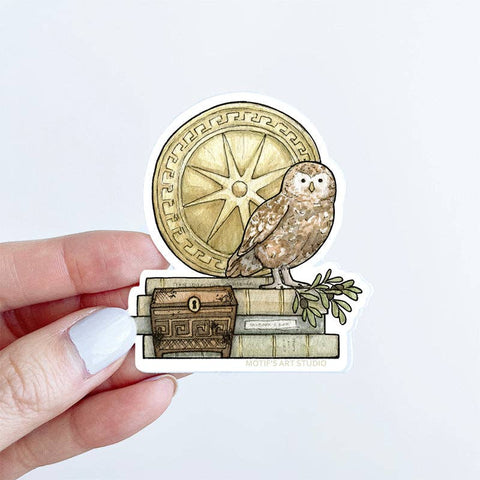 Motif's Art Studio Sticker Athena's Owl