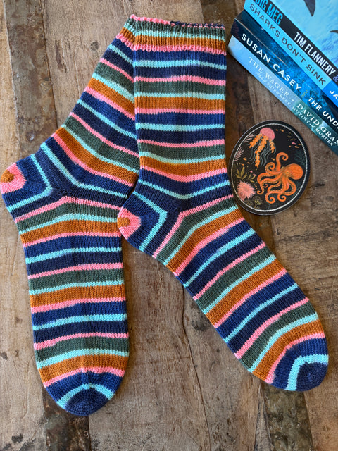 KCC Luminescent Sea Stripe Sock Yarn