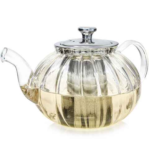 Teabloom Vienna Glass Teapot With Removable Infuser