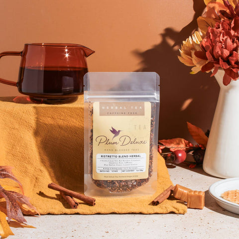 Plum Deluxe Ristretto Blend Herbal Tea Coffee Alternative 1 oz