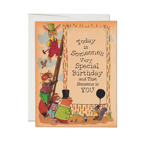 Red Cap Card Richard Scarry Someone’s Birthday