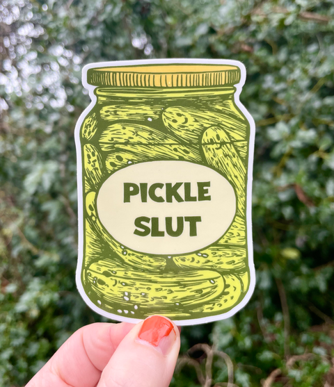 Augury Press Sticker Pickle Slut
