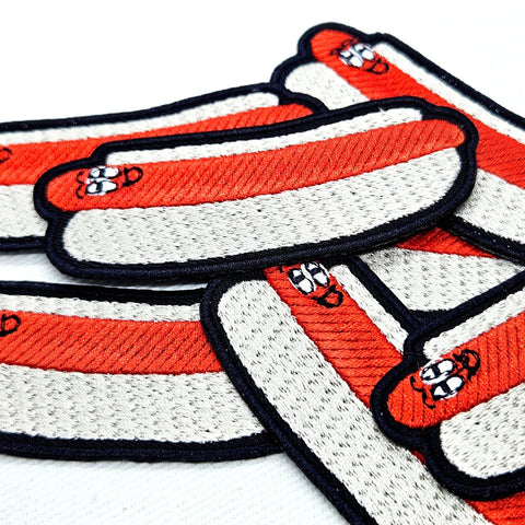 Junkyard Witch Iron On Patch Hot Dog