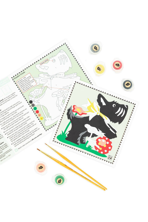 Elle Cree Scottie Scuttle Mary Engelbreit MINI Paint-by-Number Kit
