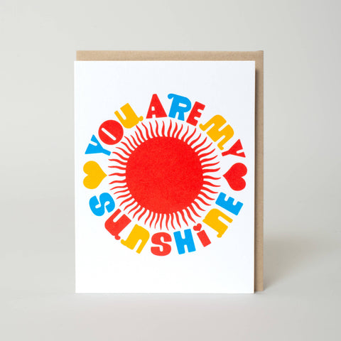 Egg Press Love Card You Are My Sunshine