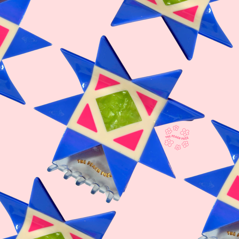The Peach Fuzz Hair Claw Quilt