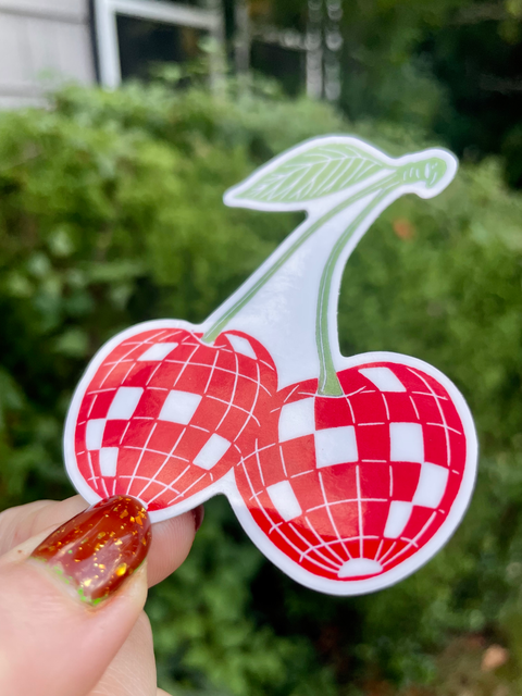 Augury Press Disco Cherries Sticker
