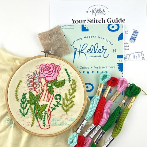 Keller Design Embroidery Kit Hello From Rose City