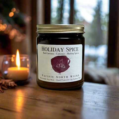 Pacific North Wicks Holiday Spice Candle