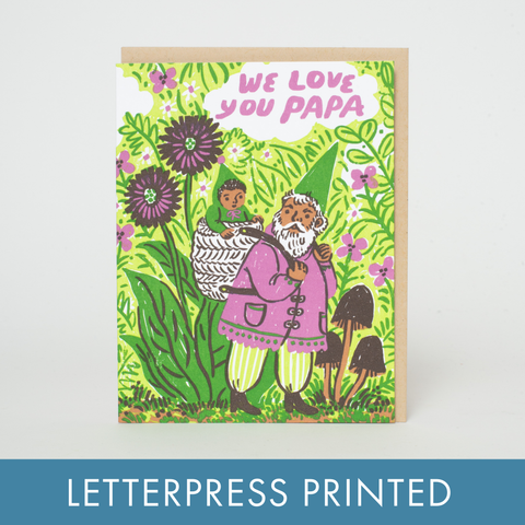 Egg Press Card Gnome Father's Day