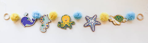 The Woodsy Craft Co. Kids Garland Kit Under the Sea