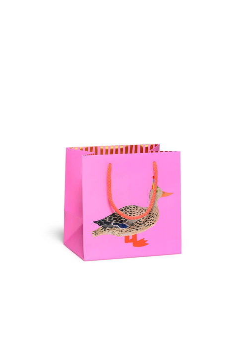 Red Cap Gift Bag Quacky Birthday