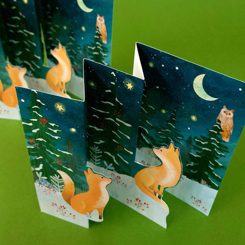 RLB Card Pack Tri-Fold Moonlit Meadow