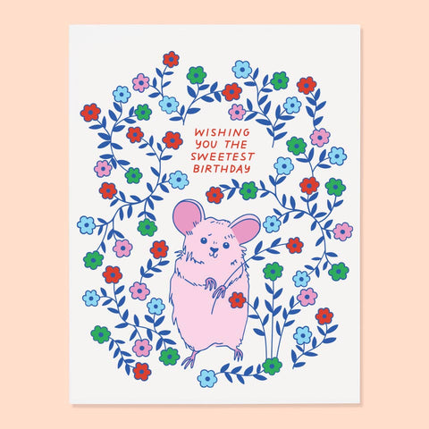 The Good Twin Card Bday Mouse