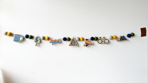 The Woodsy Craft Co. Craft Kit Adventure Garland