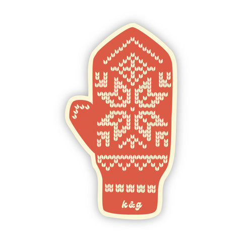 Knit & Gather Sticker Norwegian Mitten