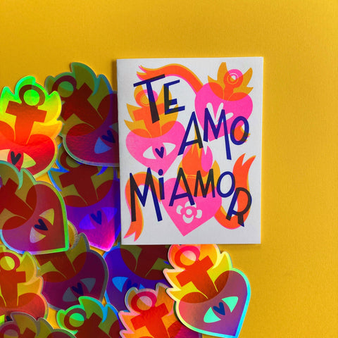 Pier Six Press Card Te Amo Mi Amor
