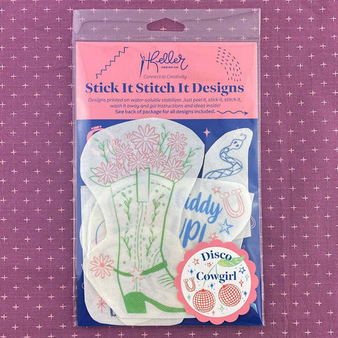 Keller Design Stick It Stitch It Disco Cowgirl