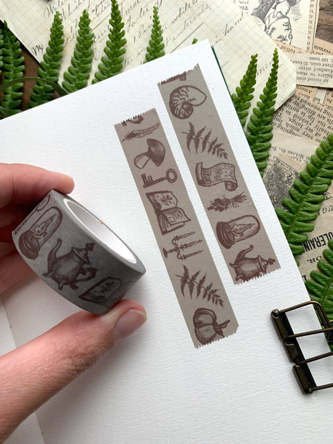 Creeping Moon Vintage Sketches Washi Tape