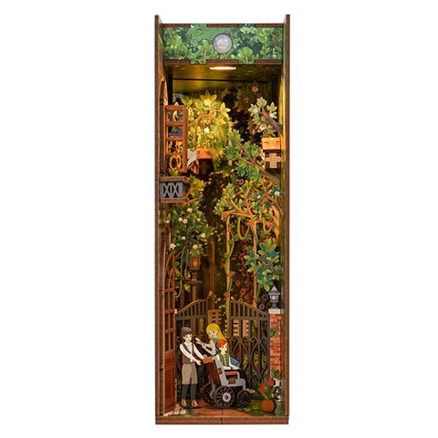 Hands Craft DIY Miniature House Book Nook Kit: Secret Garden