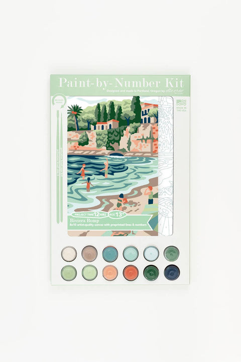 Elle Crée Riviera Romp Paint-by-Number Kit