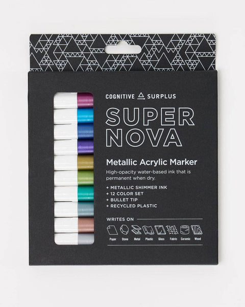 Cognitive Surplus Supernova Metallic Acrylic Markers