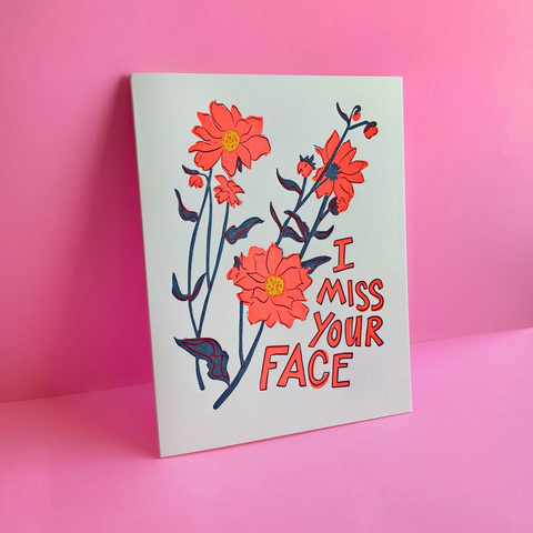 Pier Six Press Card Miss Your Face
