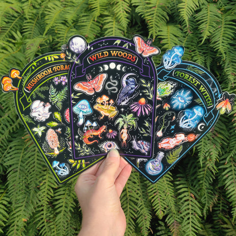 Crafted From Scratch Mushroom Forage Sticker Sheet