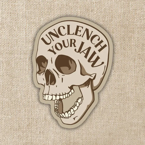 Kingdom of Threads Unclench Your Jaw Sticker