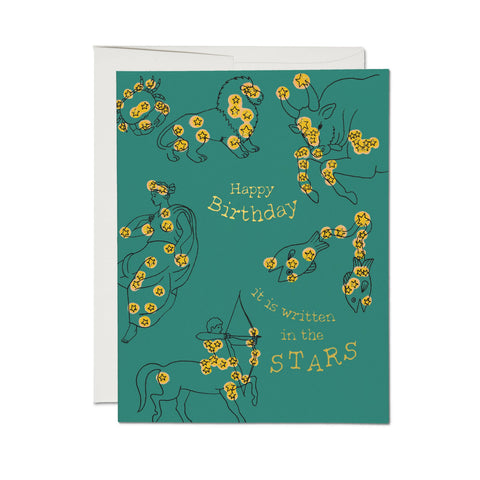 Red Cap Card Richard Scarry Celestial Zodiac