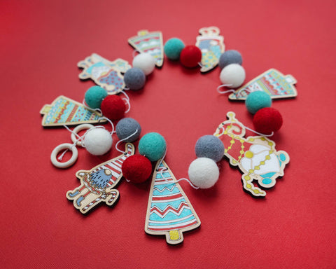 The Woodsy Craft Co. Craft Kit Gnome Garland