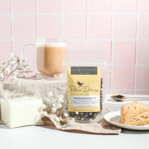 Plum Deluxe Creme Brulee Earl Grey Tea 1oz