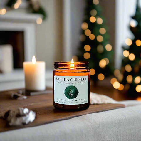 Pacific North Wicks Holiday Spruce Candle