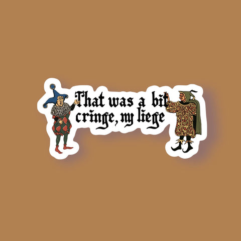 Ace the Pitmatian Co That Was a Bit Cringe, My Leige Sticker